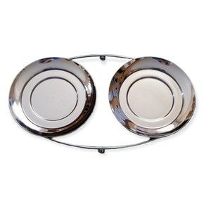 PARTYLITE  Metal Double Candle Holder Tray